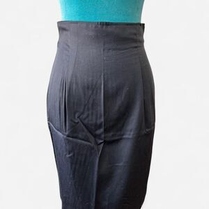 Vintage 90's Maggie‎ Lawrence Collection Women's Black Pencil Skirt work size 6